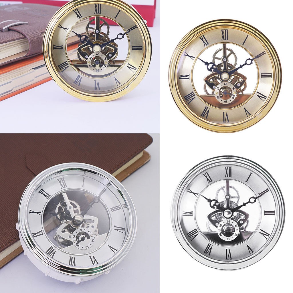 Blesiya 10 Cái Đồng Hồ Phối Cảnh Đồng Hồ Treo Tường Số La Mã
