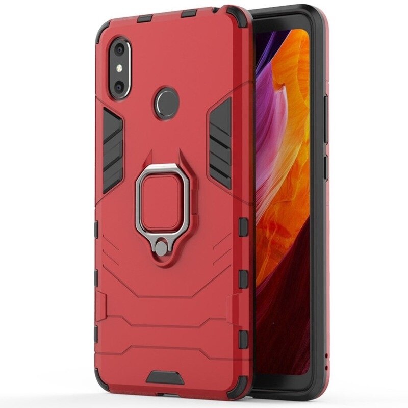 Topeka Ốp Lưng Xiaomi Mi Max 3, Vỏ Giáp Cứng Có Nhẫn Đứng Ốp Khung Mềm