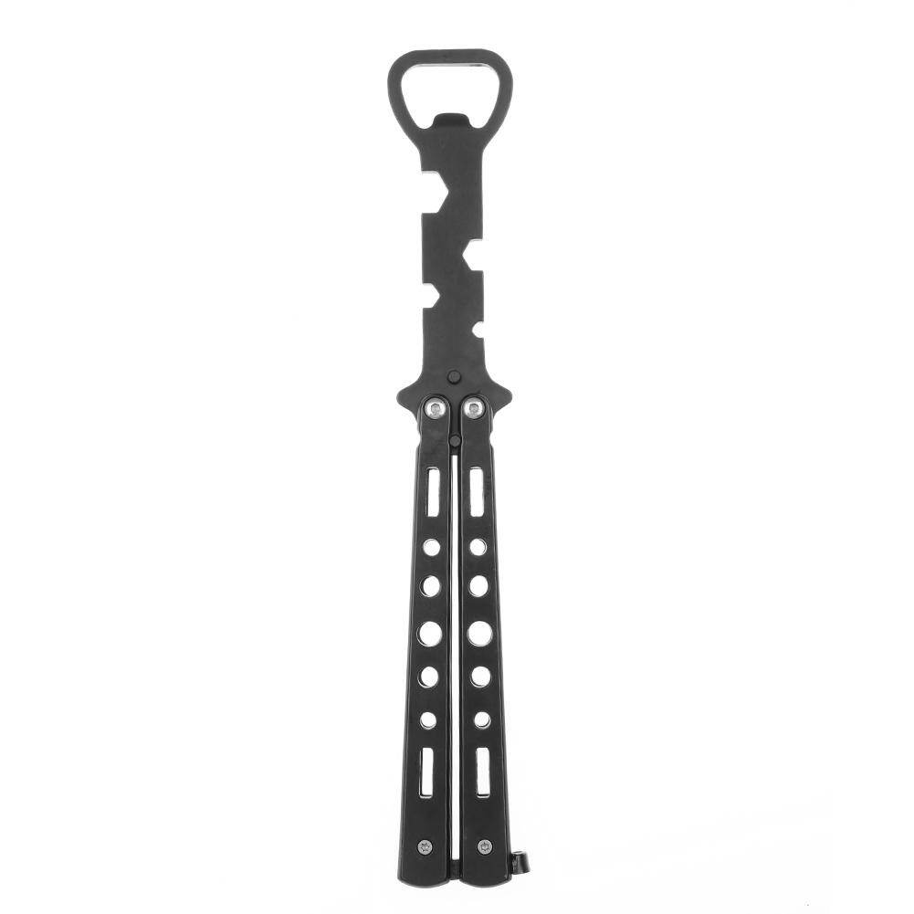 Folding Stainless Steel Beer Bottle Opener Butterfly Trainer Tools