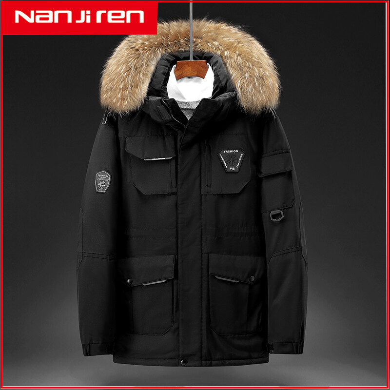 (Free Shipping)Nanjiren Overcoat male jacket coat jacket sports autumn and winter thickening jacket down coat downs jackets shirt