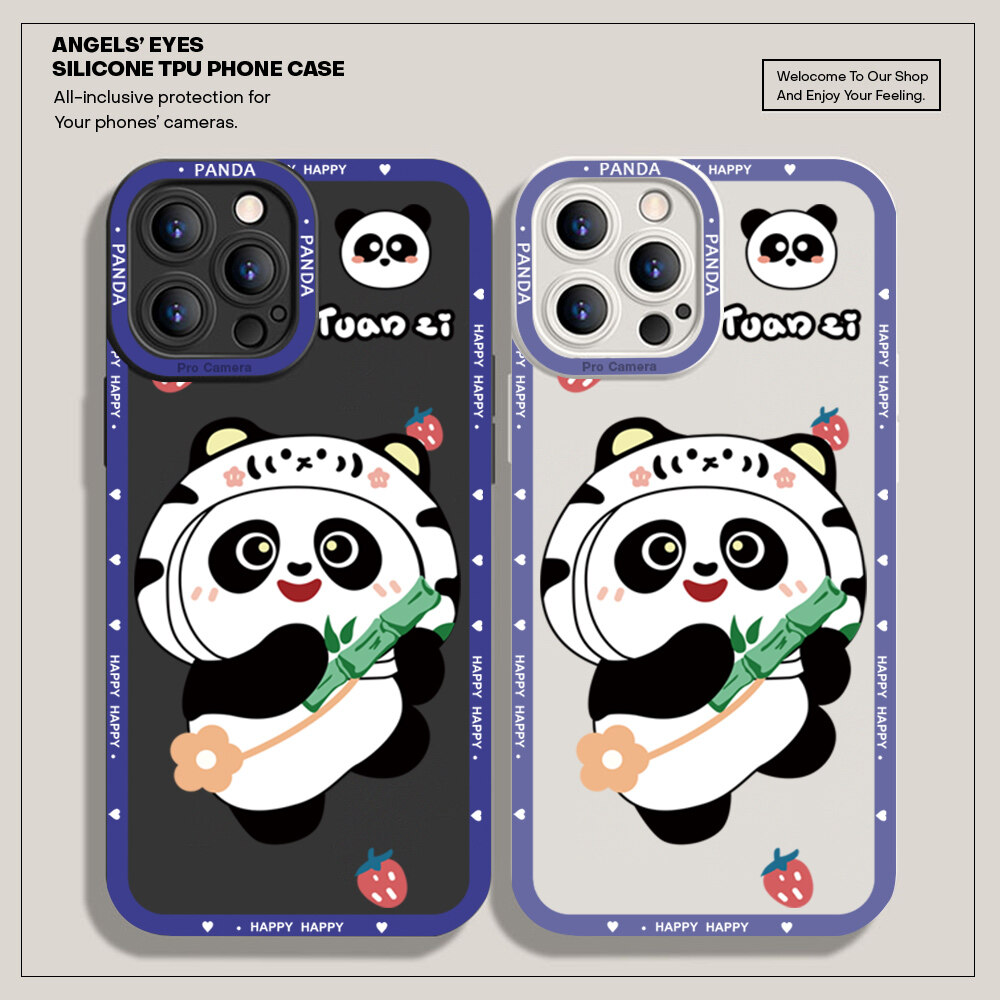 UCUC Phone Case Casing For Xiaomi Redmi Note 11 Pro 5G Redmi Note 11S Redmi Note11 4G 5G Redmi Note 10 Pro redmi Note 10S Case Cartoon Panda Soft Rubber Full Cover Camera Protection Shockproof Case For Boys Girls