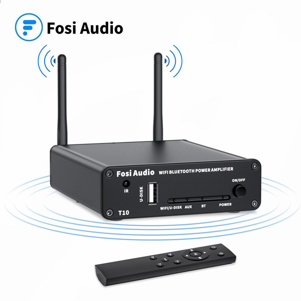 Fosi Audio T10 Stereo Sound Amp 100W Power Audio Wifi Amplifier With