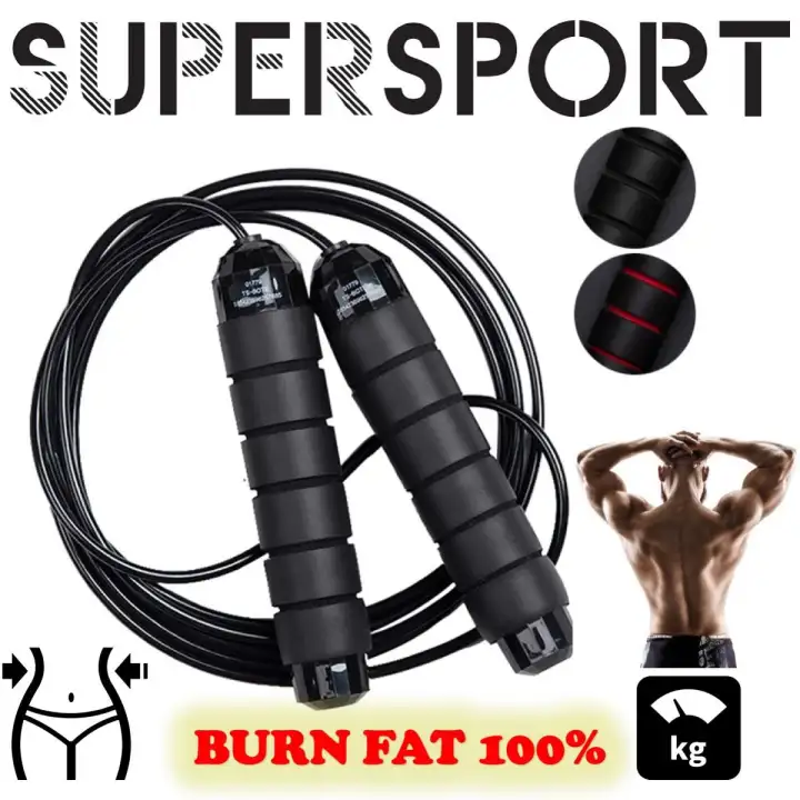 Fitness Jump Rope,Rope Skipping，Rapid Fat Burning,High-Speed Ball Bearings Professional Skipping Rope for Workouts