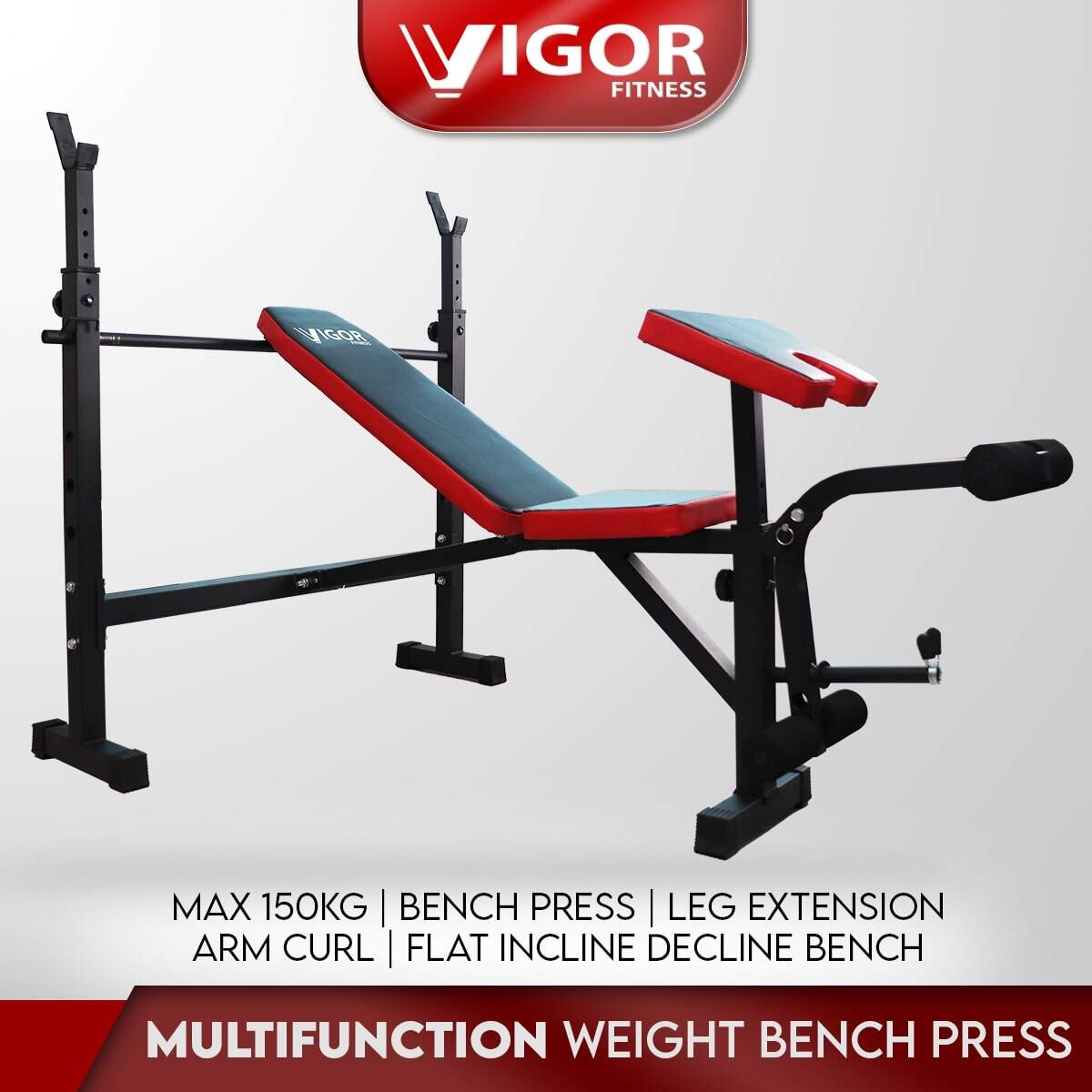 Barbell Bench Adjsutable Workout Gym Bench BP3 Lazada