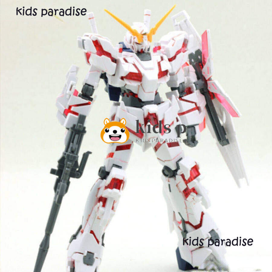 Trẻ em gμndam gaogao mô hình không BANDAI HG uc100 Rx-0 Kỳ Lân