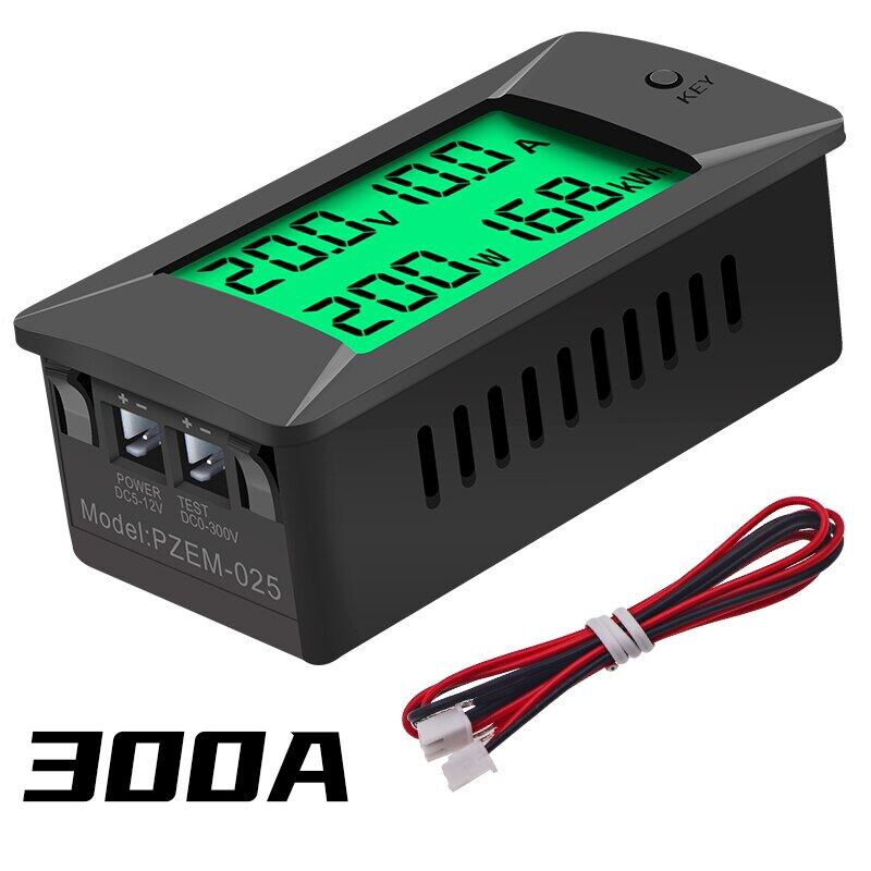 Peacefair PZEM025 0300v DC Digital Energy Meter LCD Display Panel