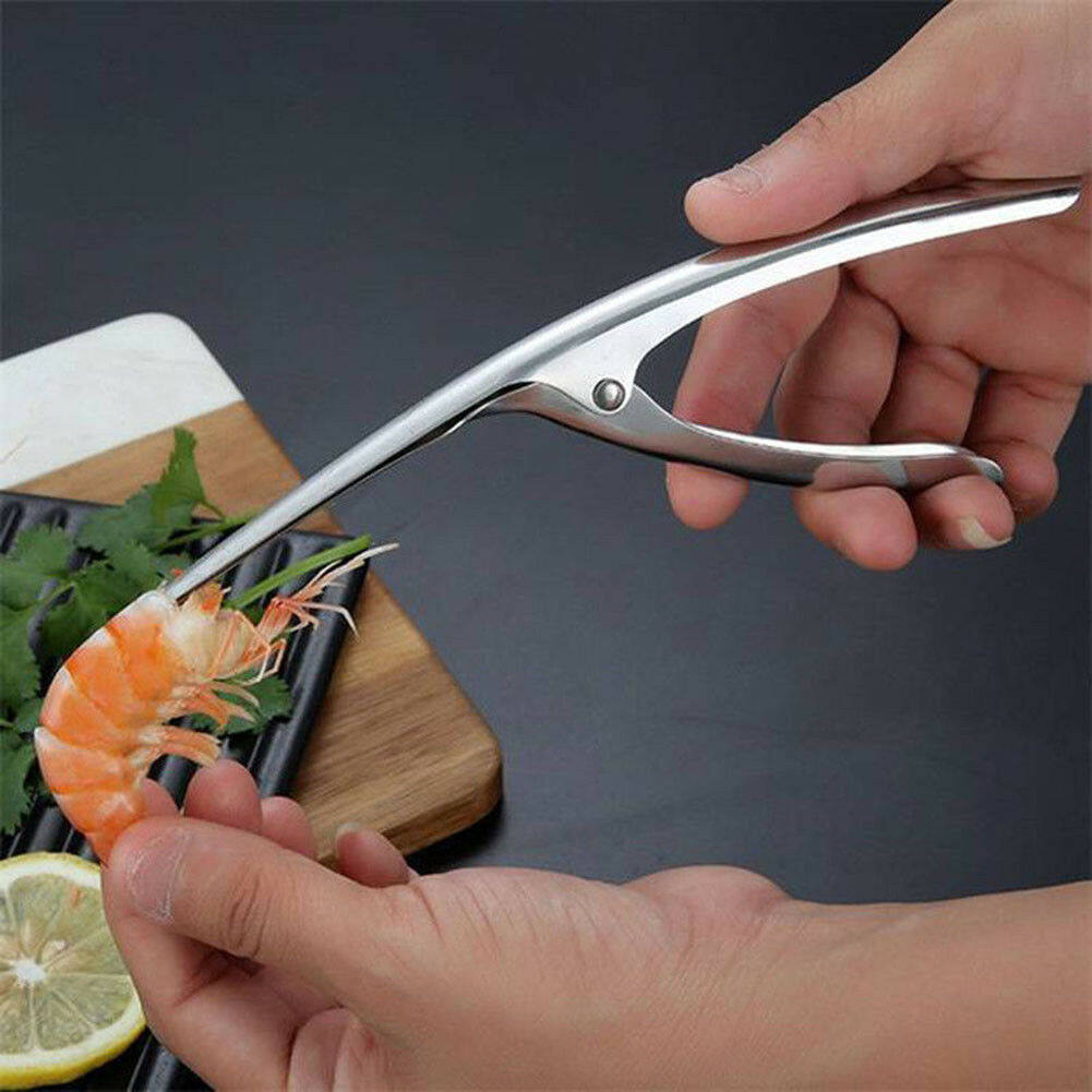 Dụng Cụ Nhà Bếp Inox Kìm Tôm, Máy Bóc Vỏ Tôm, Công Cụ Sáng Tạo