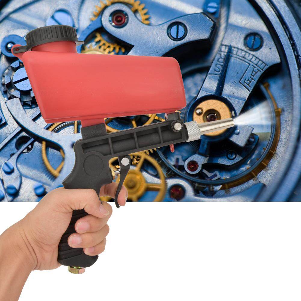 Dụng cụ phun cát khí nén trọng lực cầm tay mini với đầu vào khí 1/4 inch - INTL