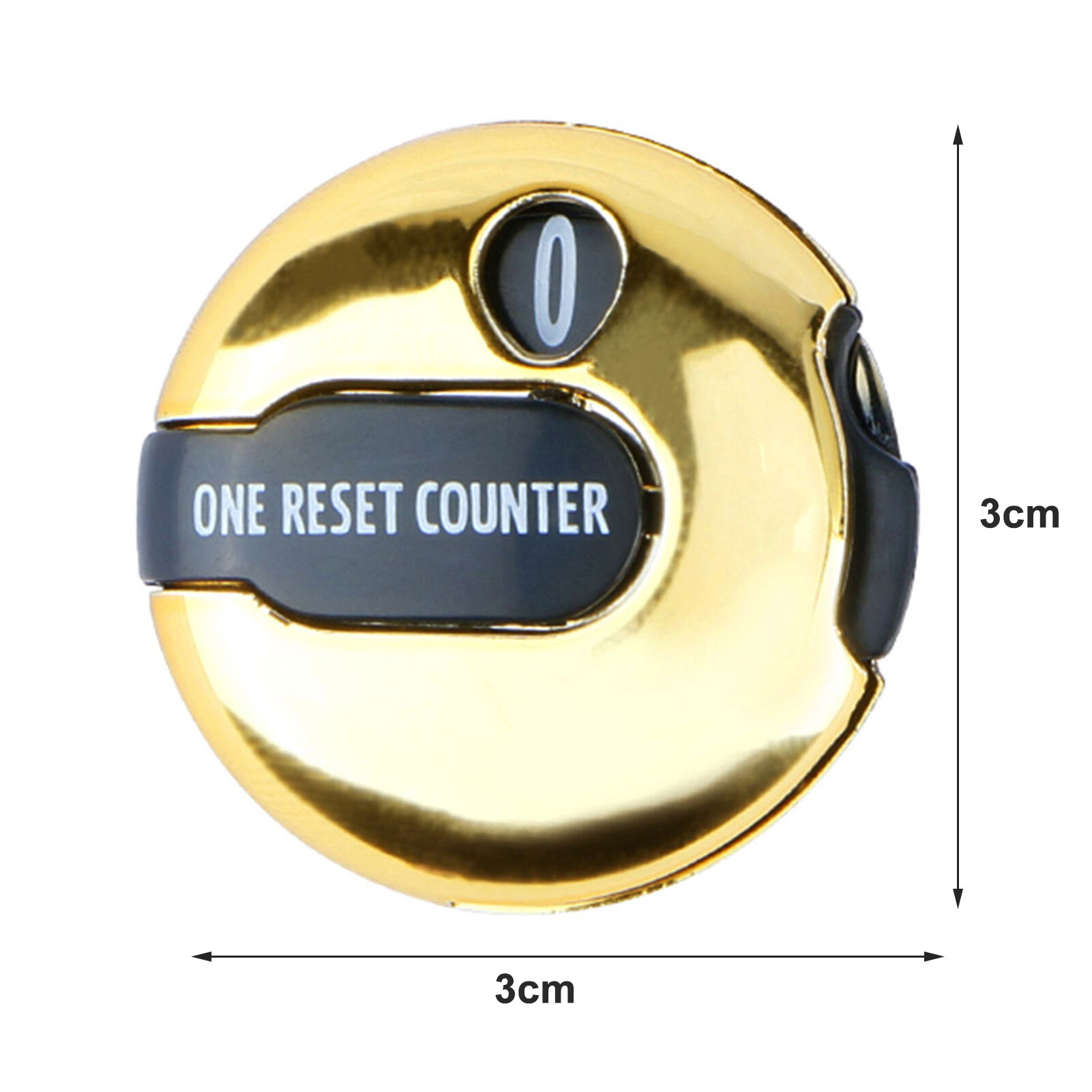 SHN Golf Score Counter User-friendly Portable Golf Stroke Counter with Quick Reset Keep Score Easily for Golf Lovers in Asia