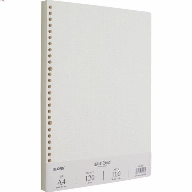 -Ruột giấy refill sổ còng Dot Grid A4 - 100 tờ; MS: 557 [Klong]