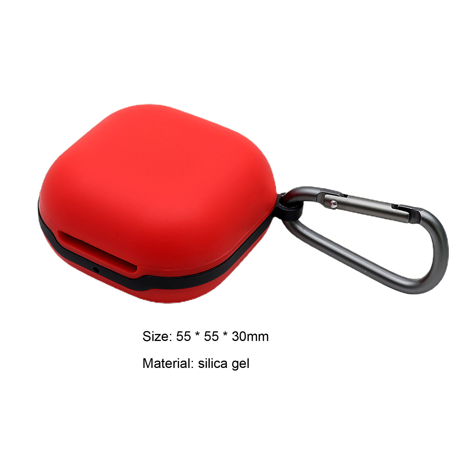Earphone Case Shockproof Soft Silicone Wireless Bluetooth-compatible Headset Protective Cover for Samsung Galaxy Buds 2/Live Earphone Shell Soft
