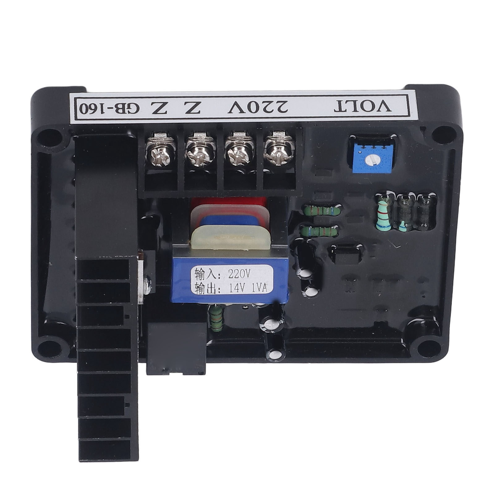 3 Phase Voltage Regulator Board, Flame Retardant Practical 220V Generator Set Automatic Voltage Regulator for Harmonic Excitation
