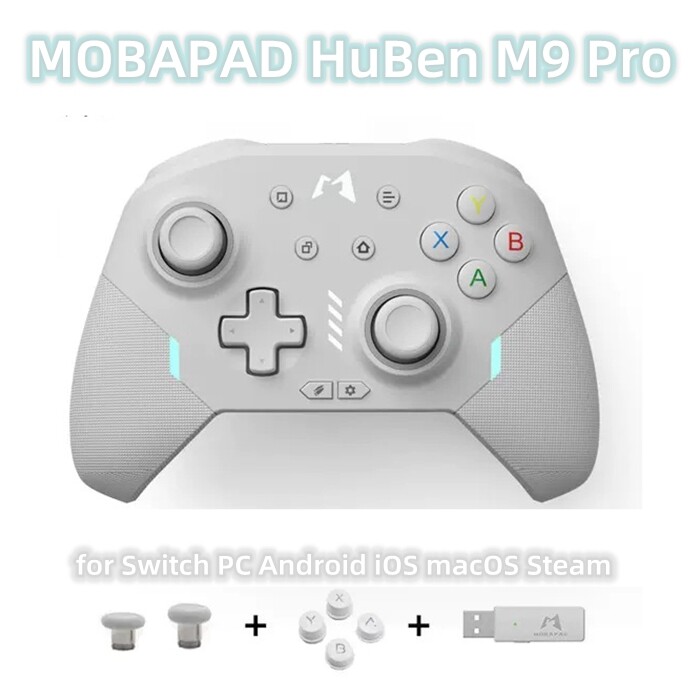 MOBAPAD HuBen เวอร์ชั่น M9 PRO ตัวควบคุมเครื่องจักรของแท้พร้อมจอยสติ๊ก2 ...