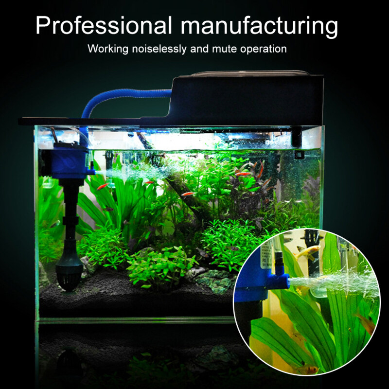 ZY-VS 3 Trong 1 Aquarium Câm Lọc Máy Bơm Chìm Ô Xi Cho Bể Cá Sục Khí Phích Cắm CN 220-240 V