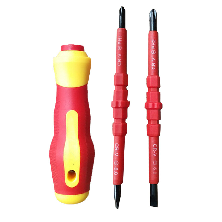 3PCS/Set Multi-Purpose Screwdriver Electricians Slotted Cross Screwdriver Bit Repaire Tools Hand Tools Multi-Tool Tools Kit Set