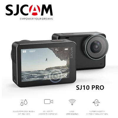 SJCAM SJ10 Pro 4K WiFi Action Sports Camera Waterproof HD DV Camcorder 2.33 Inch Display 12MP 170 Degree Wide Angles