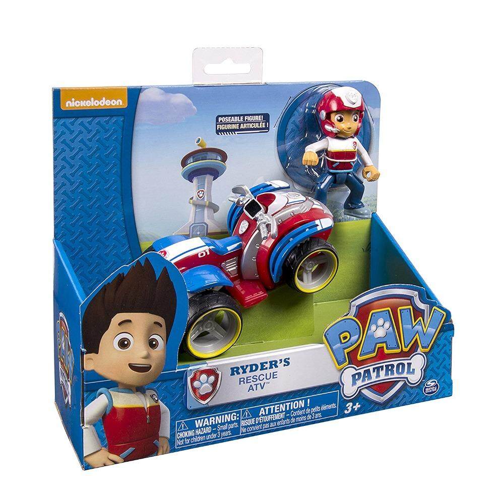 Paw Patrol Racer Ryder Rescue Vehicle Fan Detailed Character And Vehicle Toy