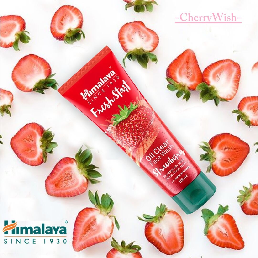 himalaya oil clear strawberry face wash
