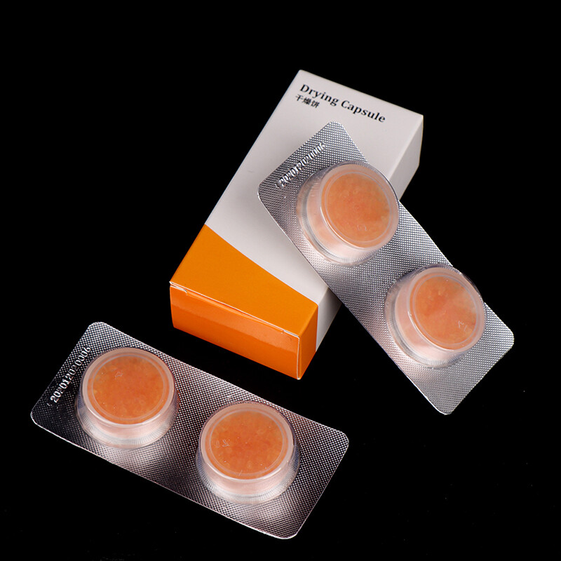 JUNMEI 4Pcs Hearing Aid Drying Capsules Desiccant Dehumidifier Drying Pallet for BTE
