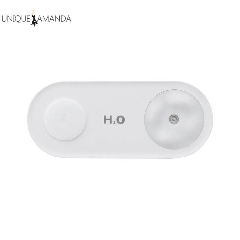 Portable Water Bottle Air Humidifier Office Essential Oil Fogger Mist Maker with Night Lamp Singapore