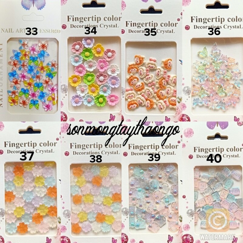 Charm nơ đính móng siêu xinh dành cho Nail