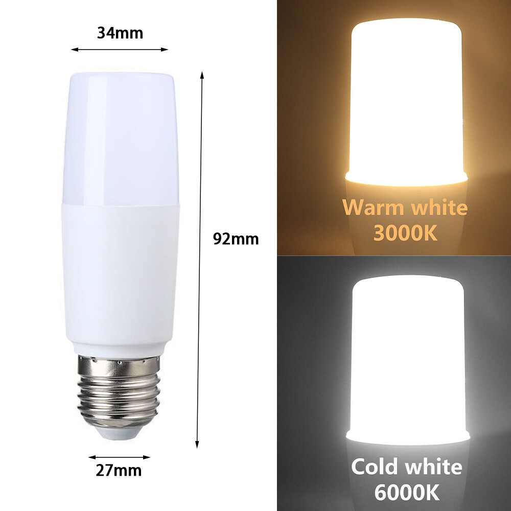 Home mi🔥ready stock🔥ultra-bright dimmable led bulb e27/b22-220v thread 3w white warm light no flicker energy-saving lamp bedroom lamp restaurant pendant lamp yuba lamp eye protection lamp cylindrical cylindrical lamp bulb 节能灯 卧室灯 餐厅吊灯 浴霸灯 护眼灯 柱形圆柱灯