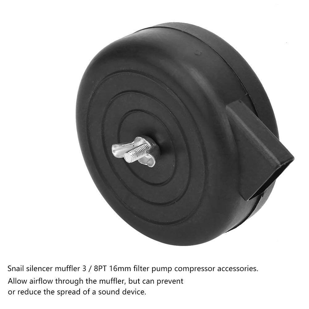 Plastic Male Thread Air Compressor Intake Filter Silencer Muffler New
