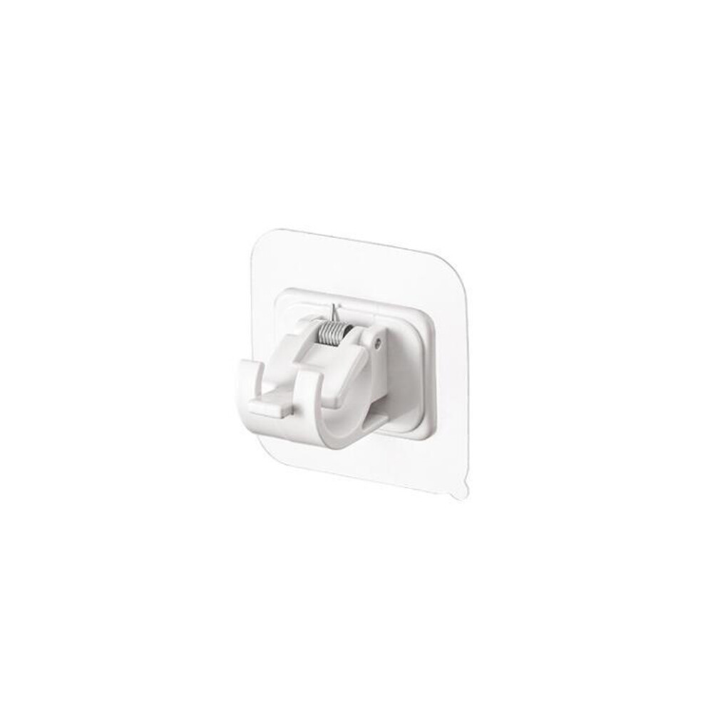 Self Adhesive Curtain Rod Bracket Hook Rod Drapery Holder Fixing Clip