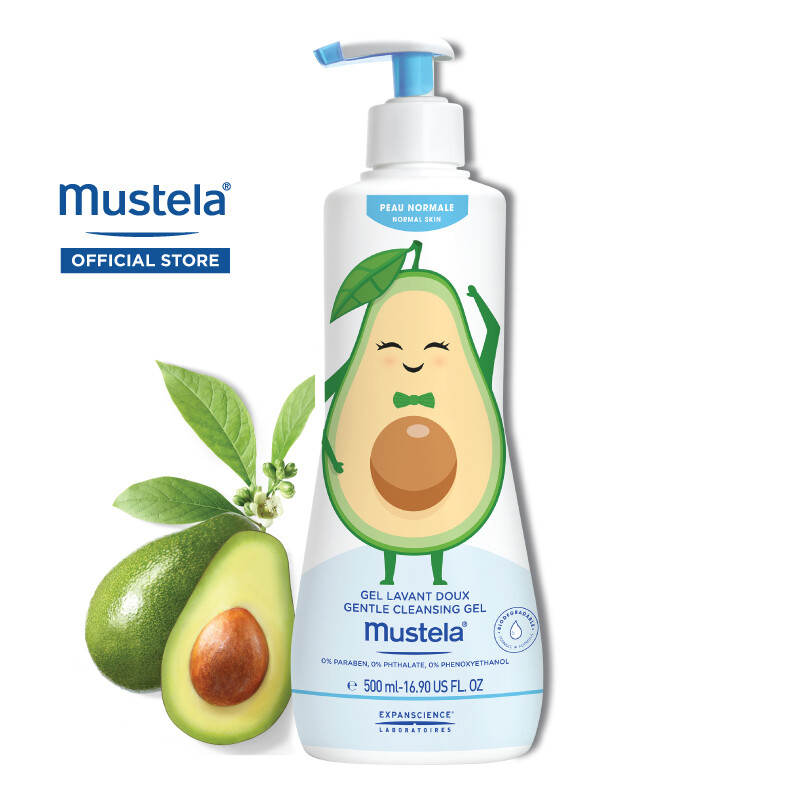 mustela gentle cleansing gel 500 ml