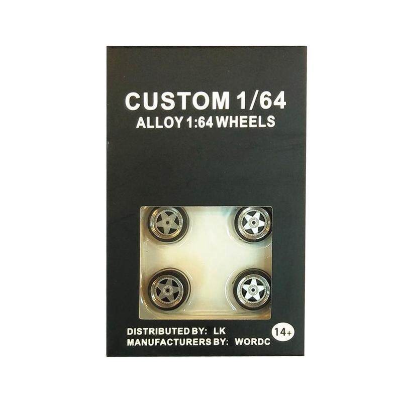 1/64 Scale Alloy Wheels O0C1 Rubber Tires Matchbox,Tomy Custom Hot Wheels