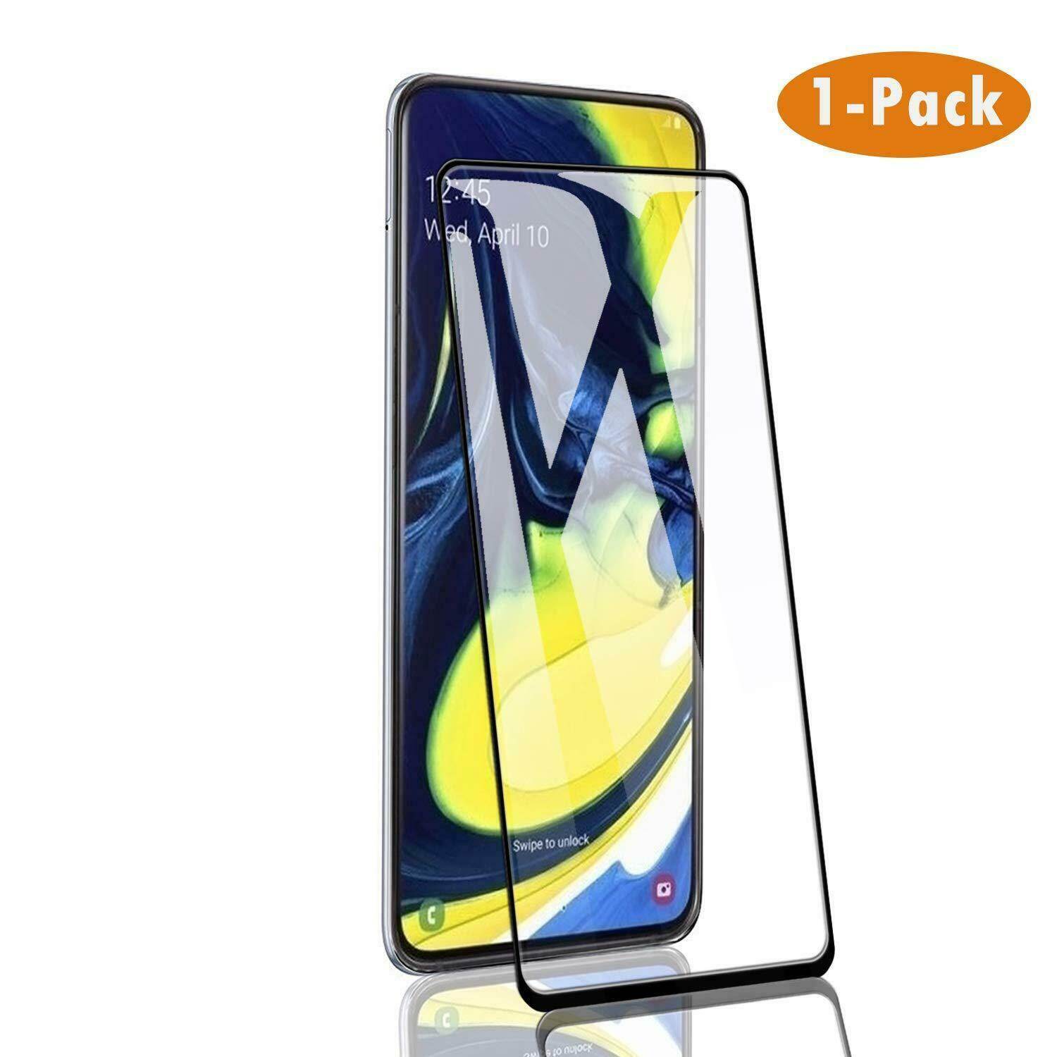 For samsung galaxy a80 a805f 3d curved edge full cover tempered glass protector
