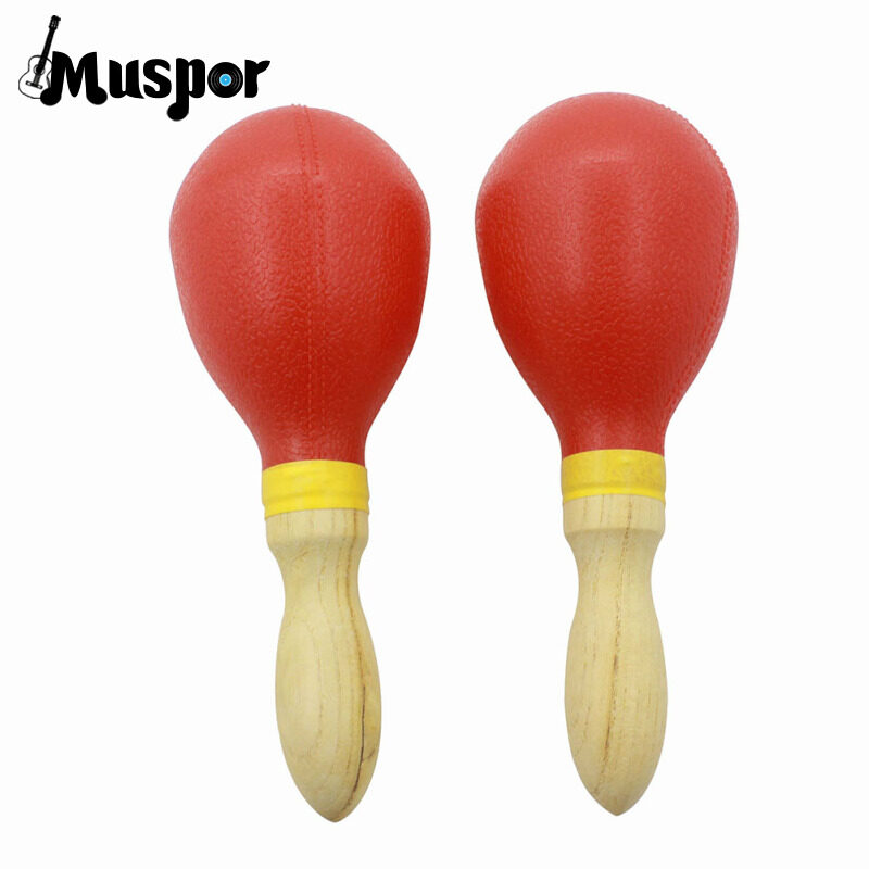 เครื่องดนตรีเพอร์คัสชั่นของเล่นสำหรับเด็กเด็ก KTV ค้อนทราย Professional Maraca Shakers Rattles