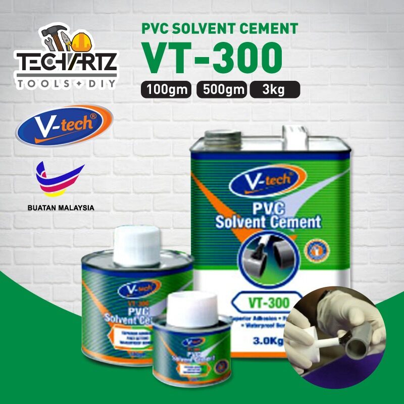 VTECH VT300 PVC GLUE / PVC SOLVENT CEMENT /PVC CEMENT FOR PVC, UPVC