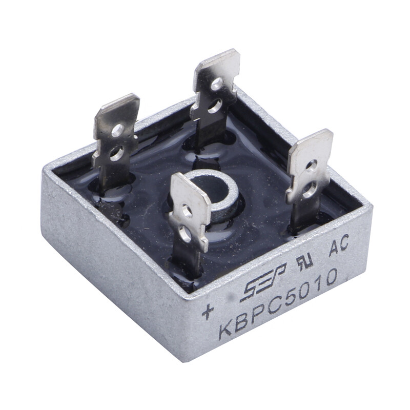 【lowest price】5 x KBPC5010 1000V 50A Metal Case 4 Pin Single Phase Diode Bridge Rectifier