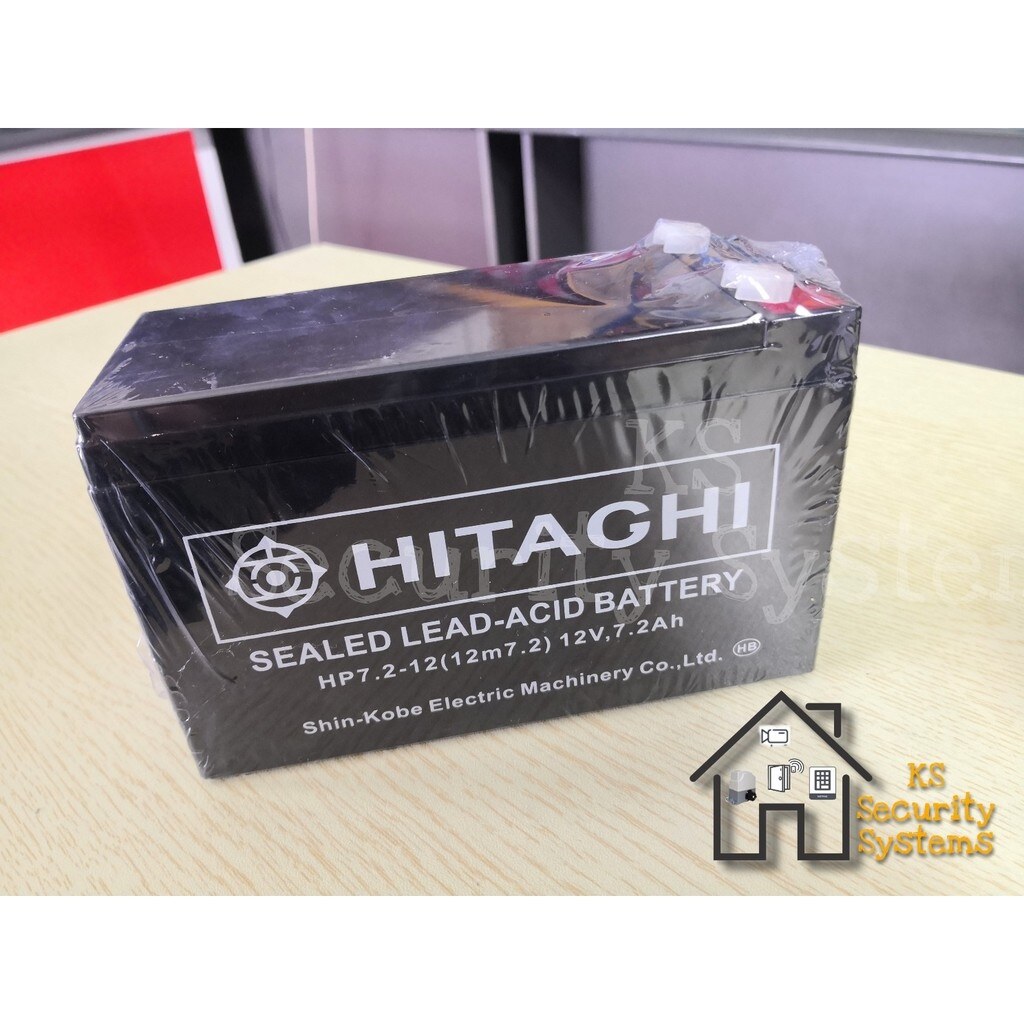 NEW HITACHI 12V 7.2AH BATTERY RECHARGEABLE AUTOGATE ALA BATTERY 12V 7AH
