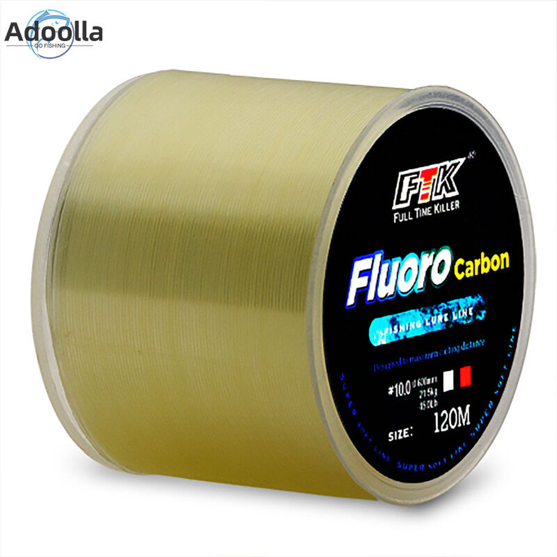 Adoolla 120m Carbon Fiber Fishing Line 4.13-34.32lb Multicolor