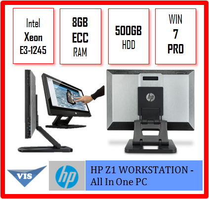 Hp Z1 Workstation 27inch All In One Pc Used Lazada