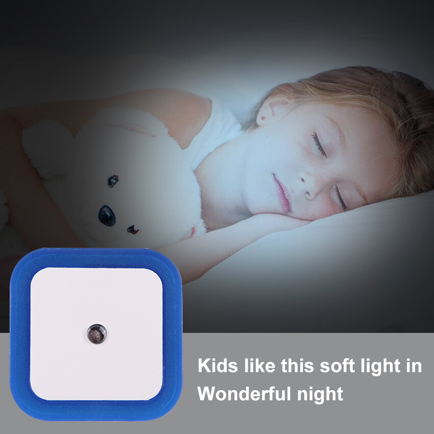 HOME MI LED Night AutoSmart Sleeping Light Sensor Light AUTO ON/OFF, High Quality wireless LED Night Mini Light, Bedside Lamp Bedroom Nightlight Smart Lighting Wall light for Bathroom Stair Bedroom 220V 0.5W