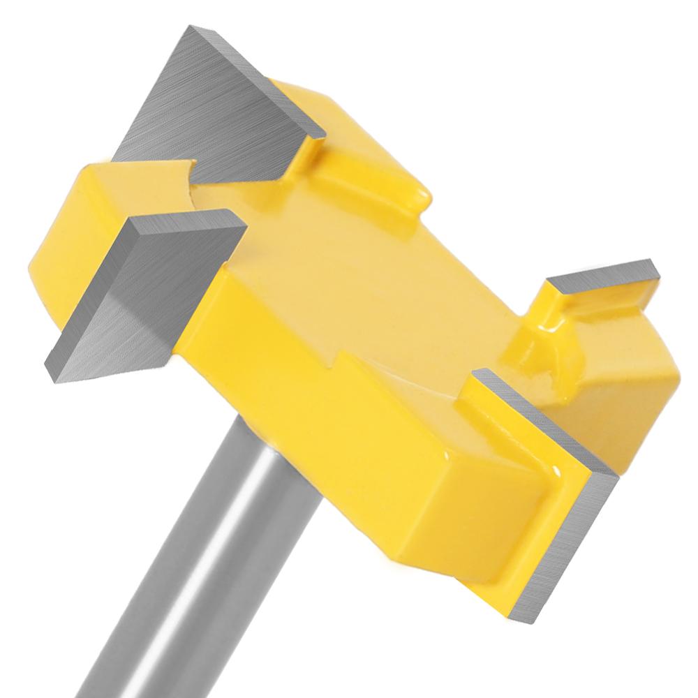 1Pc 8Mm Shank 4 Edge T Type Slotting Router Bit เกรดอุตสาหกรรมเครื่องตั ...