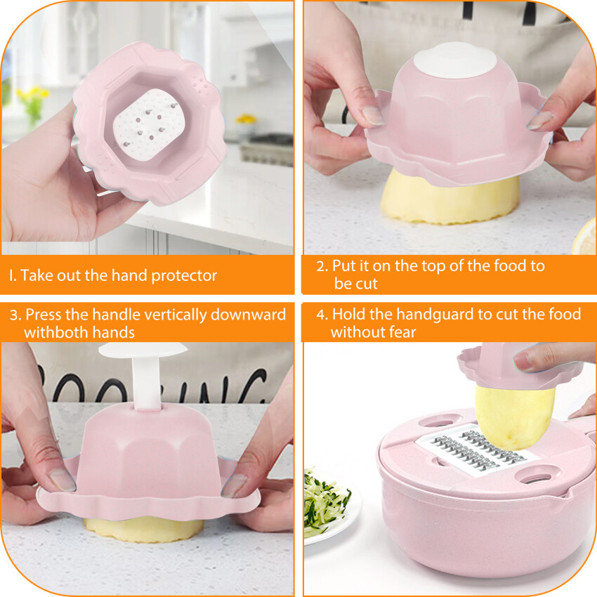 Multi-Functional Kitchen Peeler (12 Pieces) Stainless Steel Peeler Kitchen Peeler Multi-Functional Kitchen Peeler Instruction Manual Vegetable Kitchen Peeler