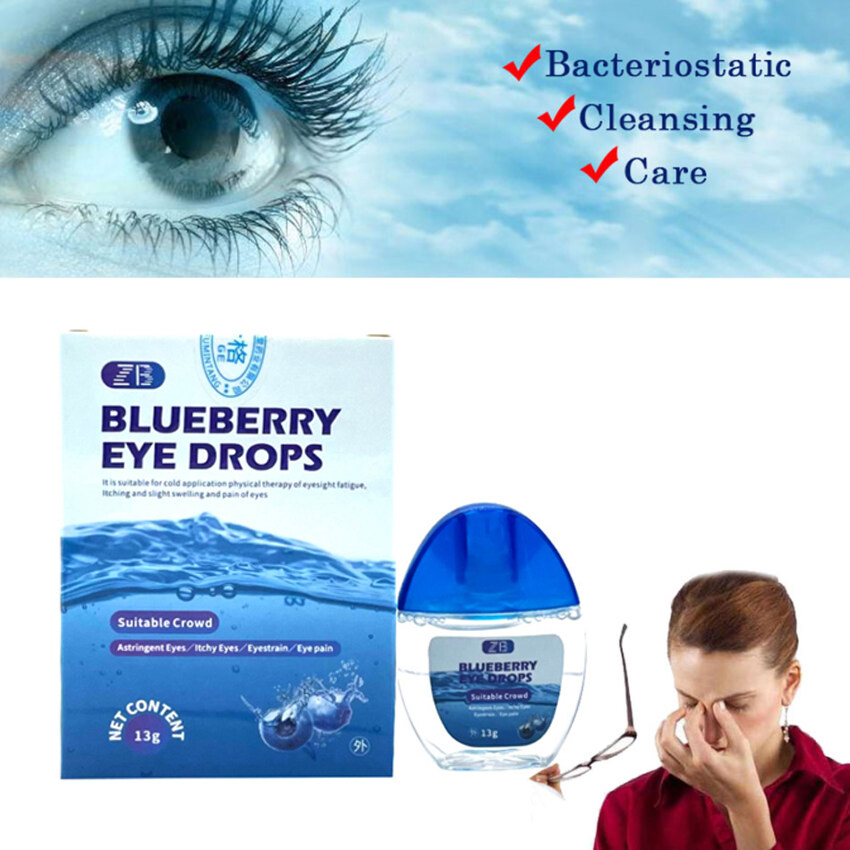 Original Eyedrops Blueberries Eye Drops For Clear Vision Dry Eyes Anti