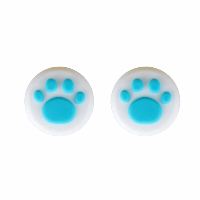 2PCS Cat Paw Claw Silicone Analog Thumb Grips Cover for Nintendo Switch/Lite Joy Con Stick Caps Skin for NS Switch Joy-Con Joystick