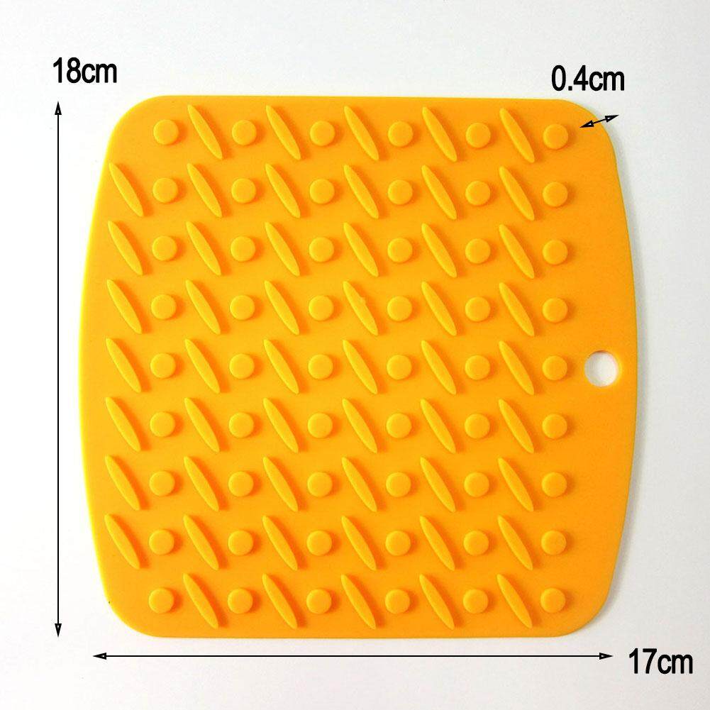 Silicone Cách Nhiệt Miếng Lót Chống trượt Bàn Ăn Placemats Nơi Thảm Dụng Cụ Nhà Bếp