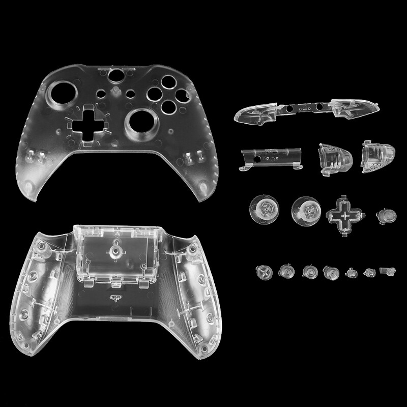 lacement Back Shell For Xbox One Slim Matte lace Side Grips Battery Cover For Microsoft Xbox One S Slim