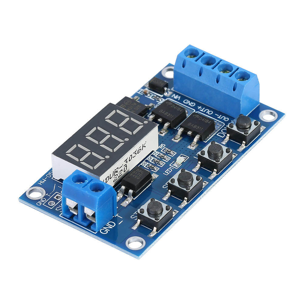 DC 5V--36V Trigger Cycle Delay Timer Module Timer Switch Turn On/Off Relay Module with LED Display