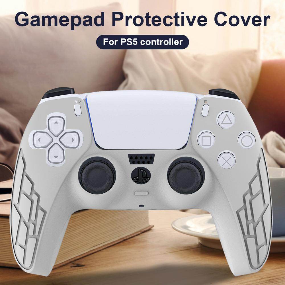 Narsta Vỏ Bọc Cho PS5 Phụ Kiện Vỏ Bọc Điều Khiển Vỏ Bọc Điều Khiển Funda Dày Vỏ Bảo Vệ Tay Cầm Chơi Game Cho PS5 Playstation 5