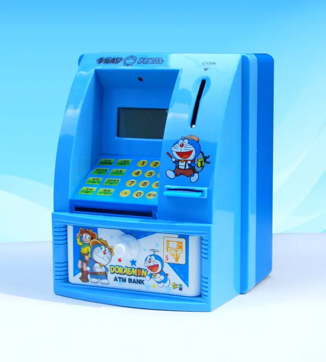 doraemon atm piggy bank