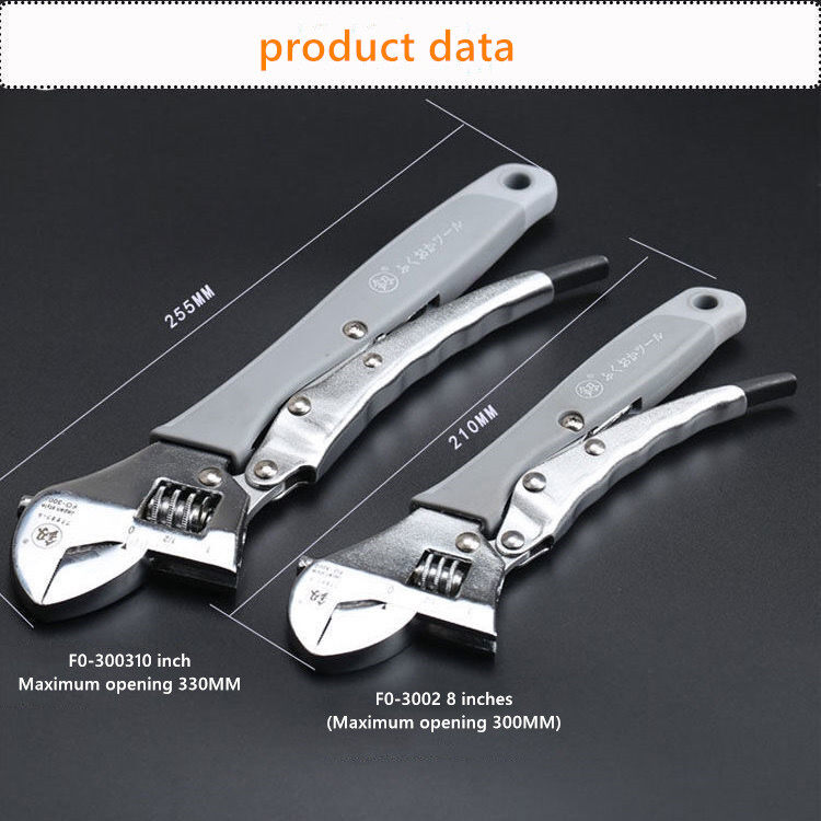10 Cờ Lê Điều Chỉnh Khóa MaxGrip Dài