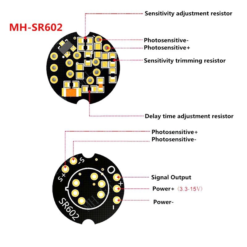 Mini SR602 Cảm Biến Chuyển Động Mô-đun Dò Hồng Ngoại Hỏa Điện Bộ Dụng Cụ Chuyển Đổi Cảm Giác PIR Cho Arduino