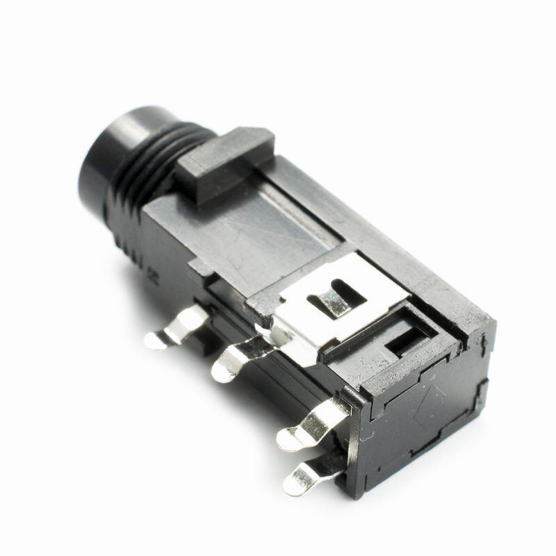 1pcs,1/4" 6.35mm Audio STEREO TRS Female Panel Mount Microphone Output JACKS Socket